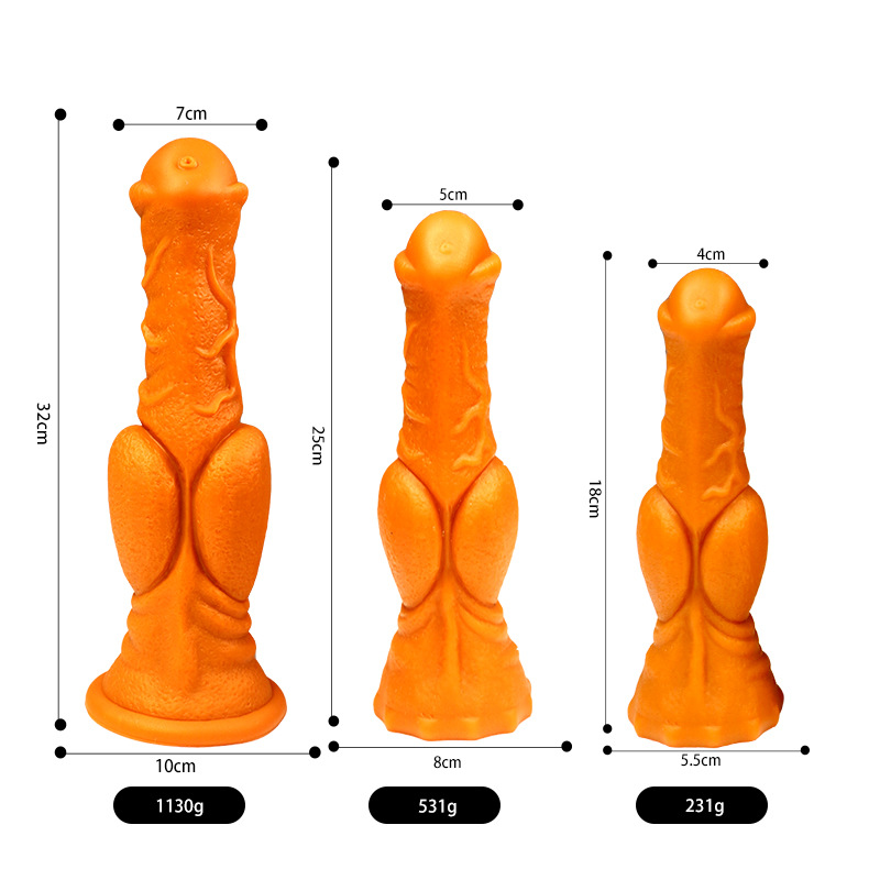 Realistic Large Horse Dildo Soft Silicone Suction Cup Base Discreet Adult Toy For Women And Lesbians - 8