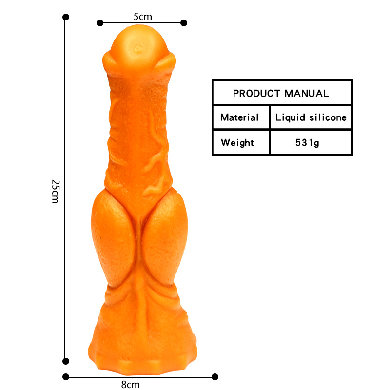 Realistic Large Horse Dildo Soft Silicone Suction Cup Base Discreet Adult Toy For Women And Lesbians - 10