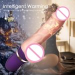Powerful Heating Big Dildo Vibrators For Girl Magic Wand Body Thrusting Massager Sex Toys Woman Clitoris Stimulate Female - 5