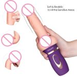 Powerful Heating Big Dildo Vibrators For Girl Magic Wand Body Thrusting Massager Sex Toys Woman Clitoris Stimulate Female - 4
