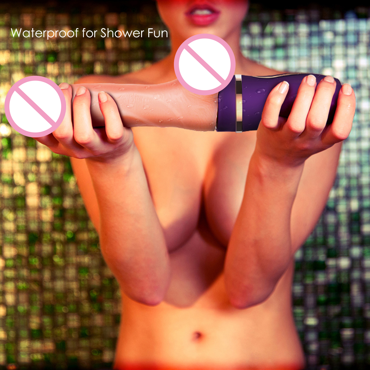 Large Vibrating Dildo Massager Powerful Body Thruster Clitoral Stimulator For Women Adult Sex Toy - 5