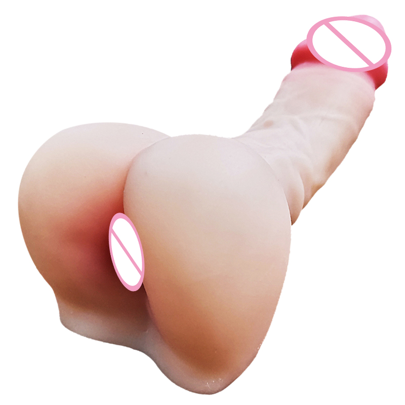 Silicone Realistic Dildo For Women Men Couples Dualuse Male Masturbator Anal Enhancer Toy - 12