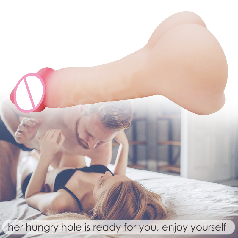 Silicone Realistic Dildo For Women Men Couples Dualuse Male Masturbator Anal Enhancer Toy - 3