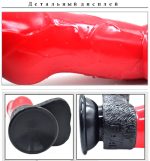 Dog Realistic Dildo Bulge 2 55 Inch Super Penis Stimulate Anal Plug Female Sexy Toys With Suction Cup Art Color Splice - 6