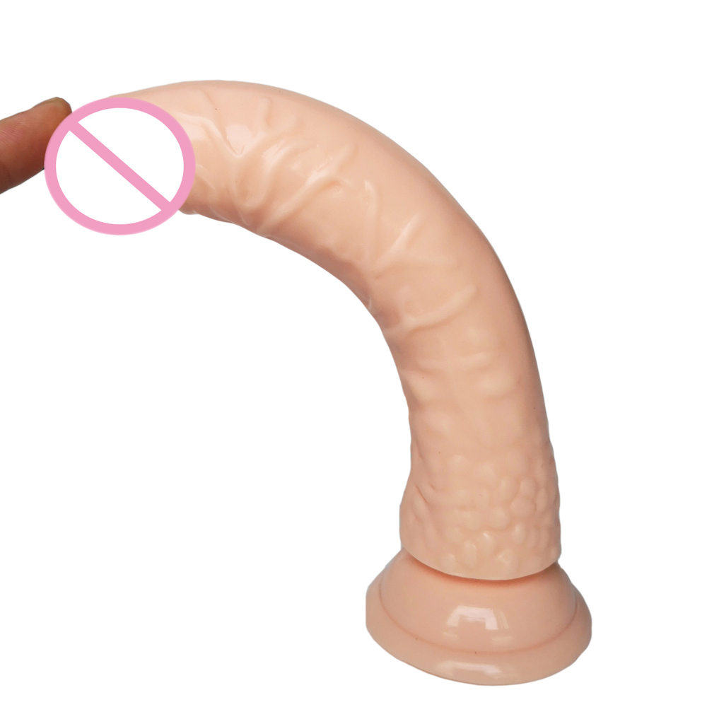 Womens Adjustable Strapon Harness With 21x35cm Realistic Soft Dildo Anal Rings Erotic Sex Toy - 8