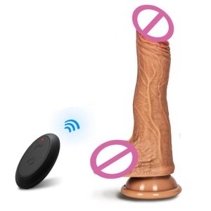 Electric Dildo Sex Toy For Women Big Penis Vibrator Clitoral Anal Stimulation Realistic Cock Vibrators Suction Cup Large Dick