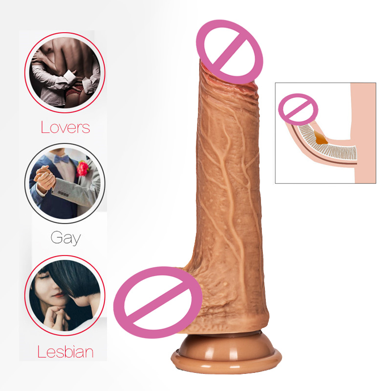 Female Vibrating Dildo Realistic Electric Penis Vibrator With Suction Cup Clitoral And Anal Stimulation Sex Toy - 7