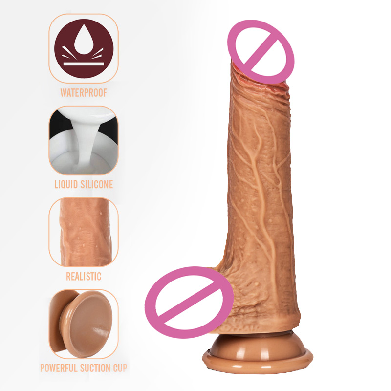 Female Vibrating Dildo Realistic Electric Penis Vibrator With Suction Cup Clitoral And Anal Stimulation Sex Toy - 6