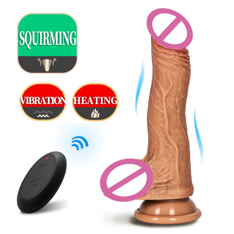 Female Vibrating Dildo Realistic Electric Penis Vibrator With Suction Cup Clitoral And Anal Stimulation Sex Toy - 3