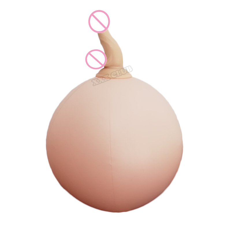 Thierry Rider Inflatable Sex Ball With Dildo Womens Adult Pleasure Toy For Enhanced Masturbation - 6