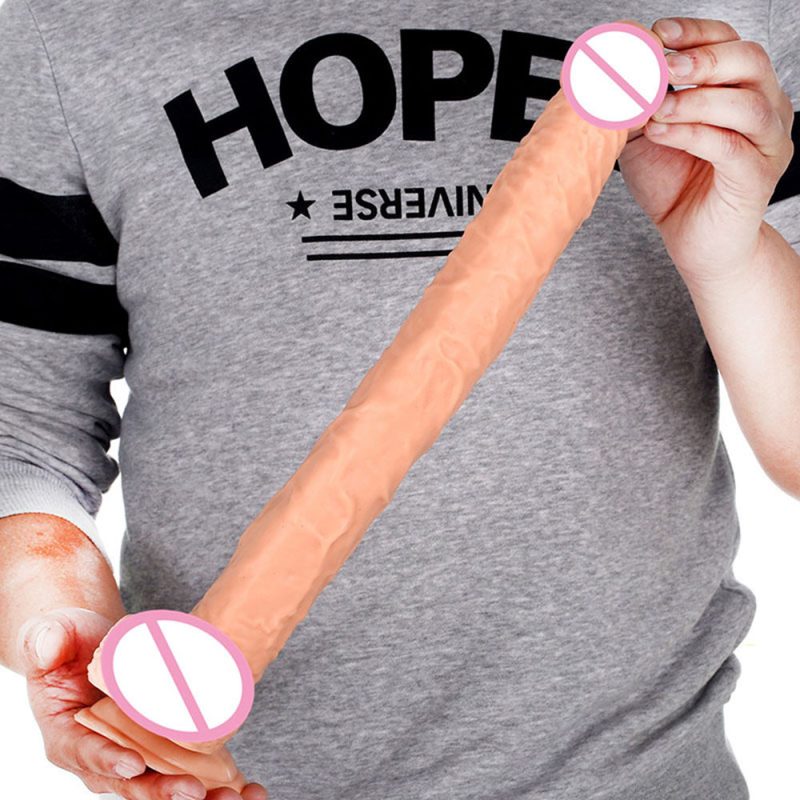 Silicone Super Long Realistic Dildo Suction Cup Sex Toys Flexible Insert Vagina Pussy Strapon Dong Erotic Black Cock Falos