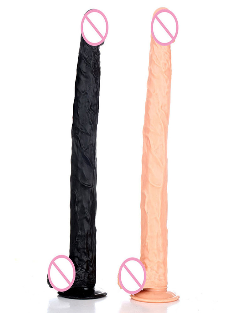 Black Silicone Realistic Dildo With Suction Cup Super Long Flexible Strapon Dong For Vaginal Insertion Erotic Adult Sex Toy - 5