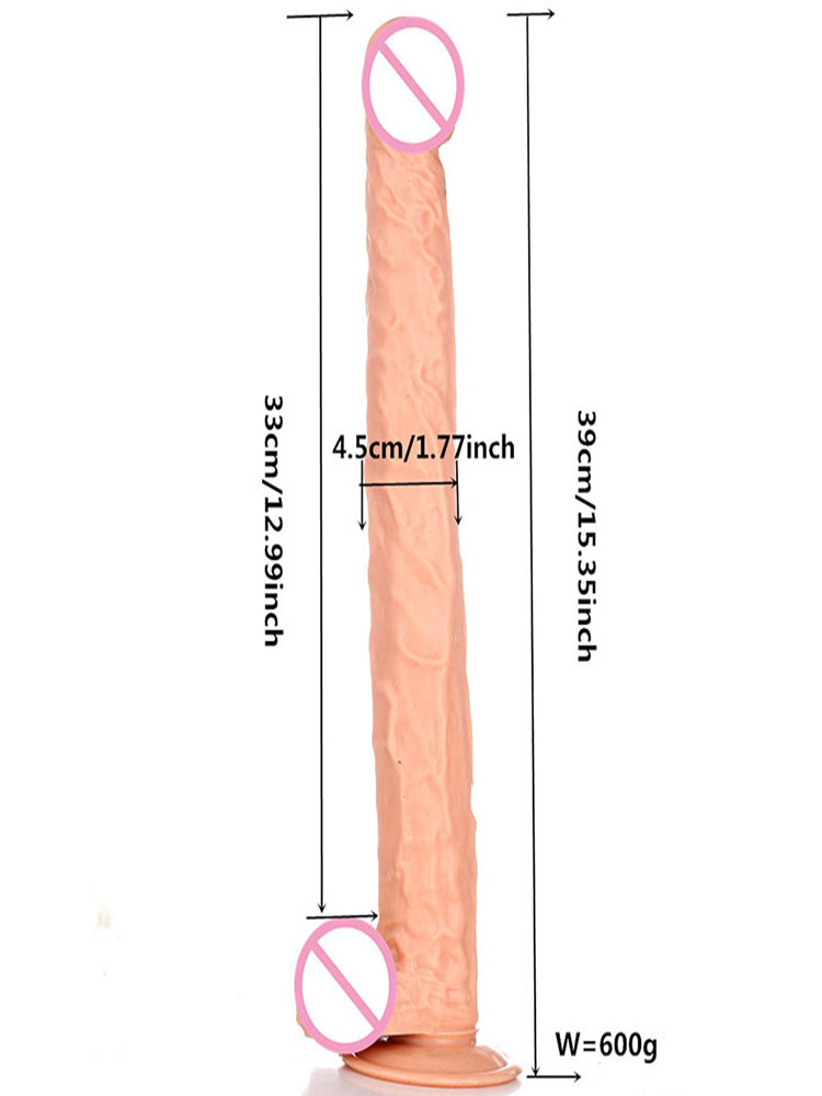 Black Silicone Realistic Dildo With Suction Cup Super Long Flexible Strapon Dong For Vaginal Insertion Erotic Adult Sex Toy - 1