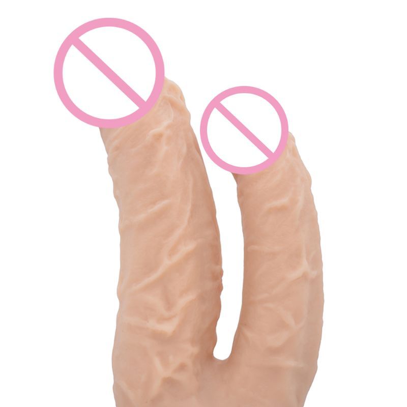 Large Realistic Doubleended Dildo For Dual Anal And Vaginal Penetration Huge Pleasure Toy - 8