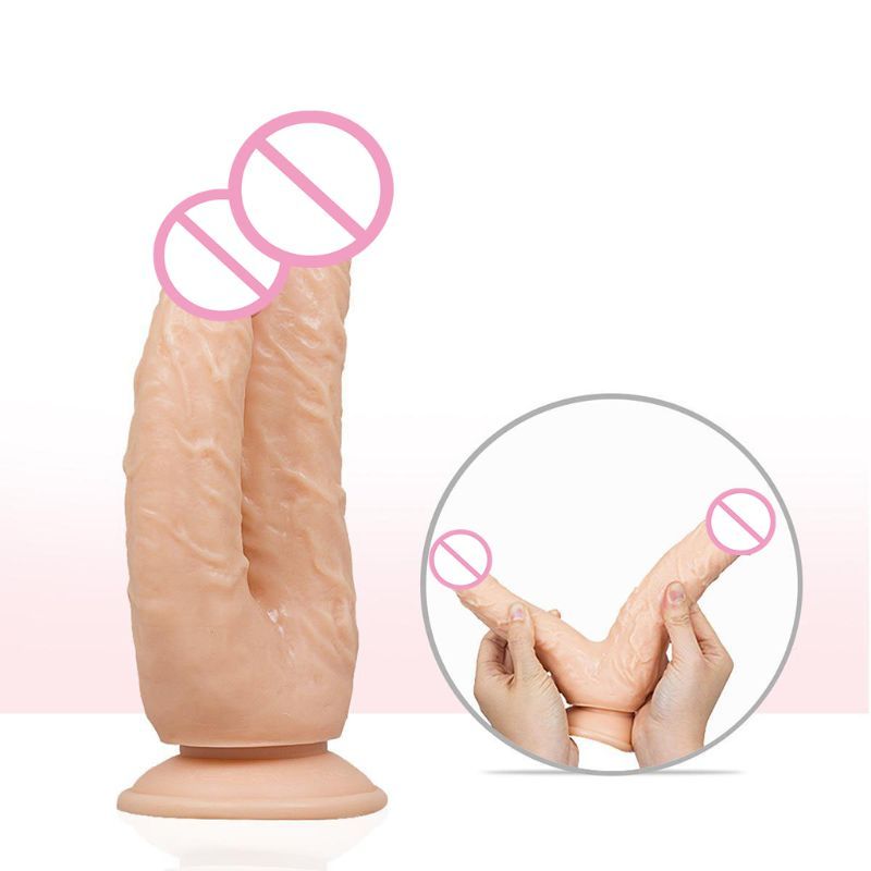 Large Realistic Doubleended Dildo For Dual Anal And Vaginal Penetration Huge Pleasure Toy - 7