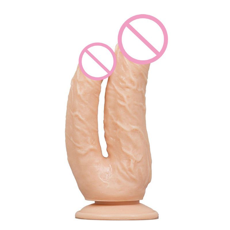 Large Realistic Doubleended Dildo For Dual Anal And Vaginal Penetration Huge Pleasure Toy - 1