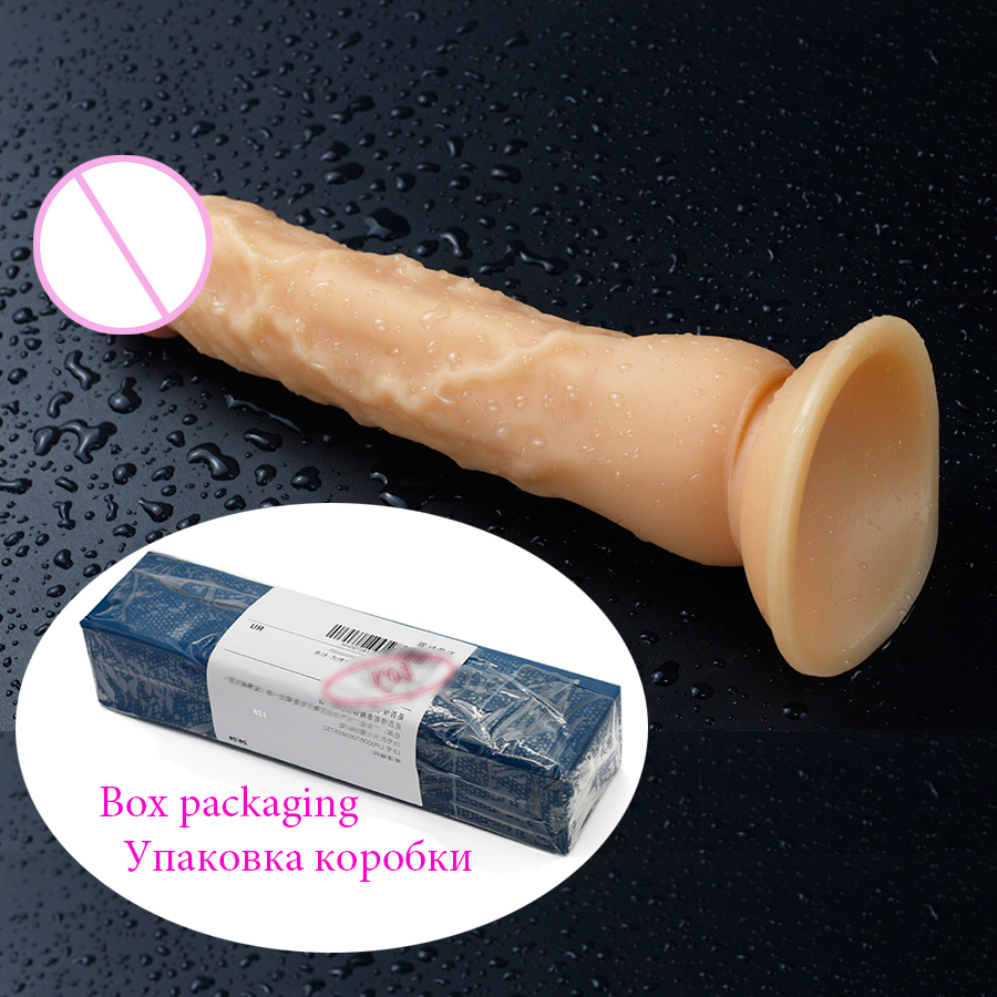 Ultrarealistic Soft Flexible Large Dildo Gspot Clitoral Anal Stimulator Nonvibrating Adult Toy For Women - 9