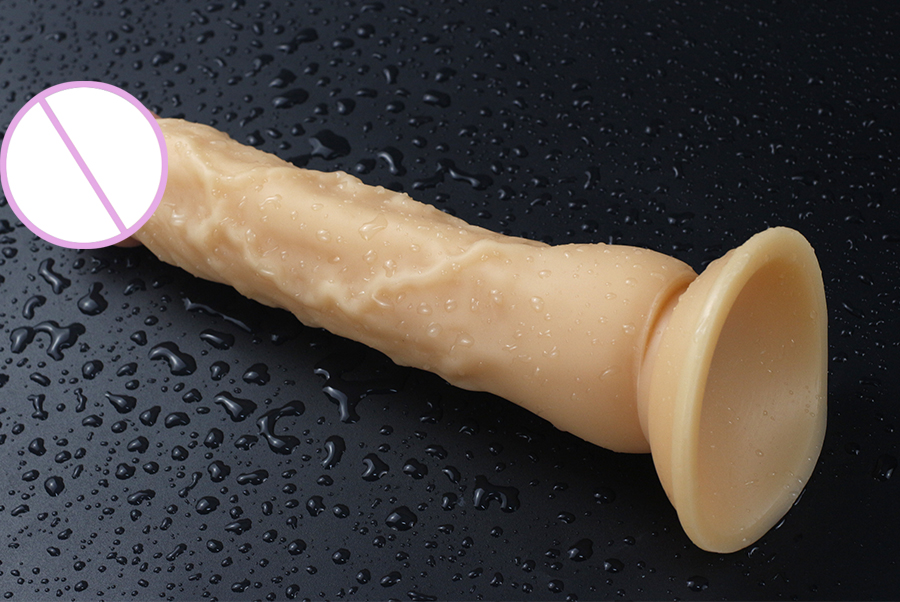 Ultrarealistic Soft Flexible Large Dildo Gspot Clitoral Anal Stimulator Nonvibrating Adult Toy For Women - 8