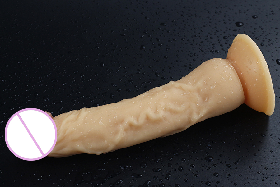 Ultrarealistic Soft Flexible Large Dildo Gspot Clitoral Anal Stimulator Nonvibrating Adult Toy For Women - 7