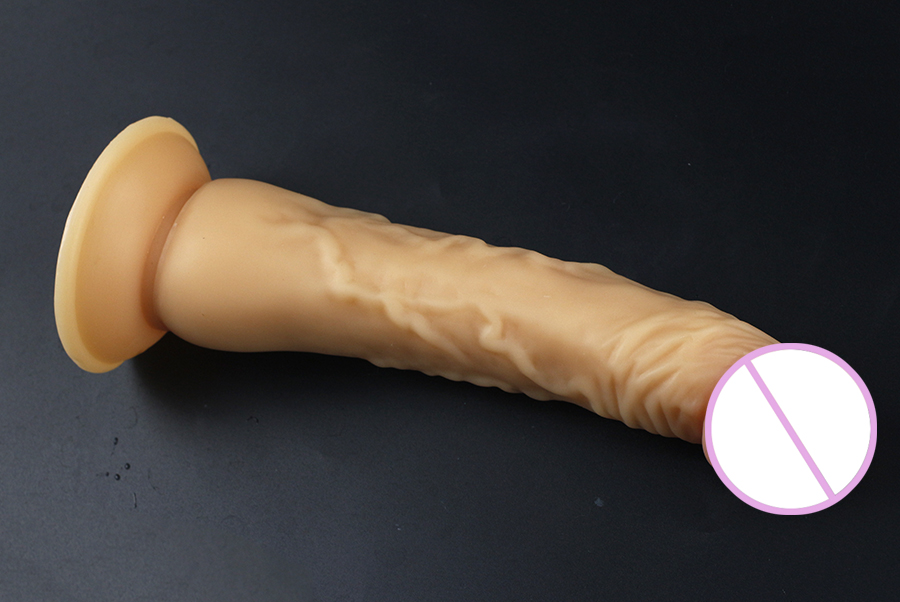 Ultrarealistic Soft Flexible Large Dildo Gspot Clitoral Anal Stimulator Nonvibrating Adult Toy For Women - 6