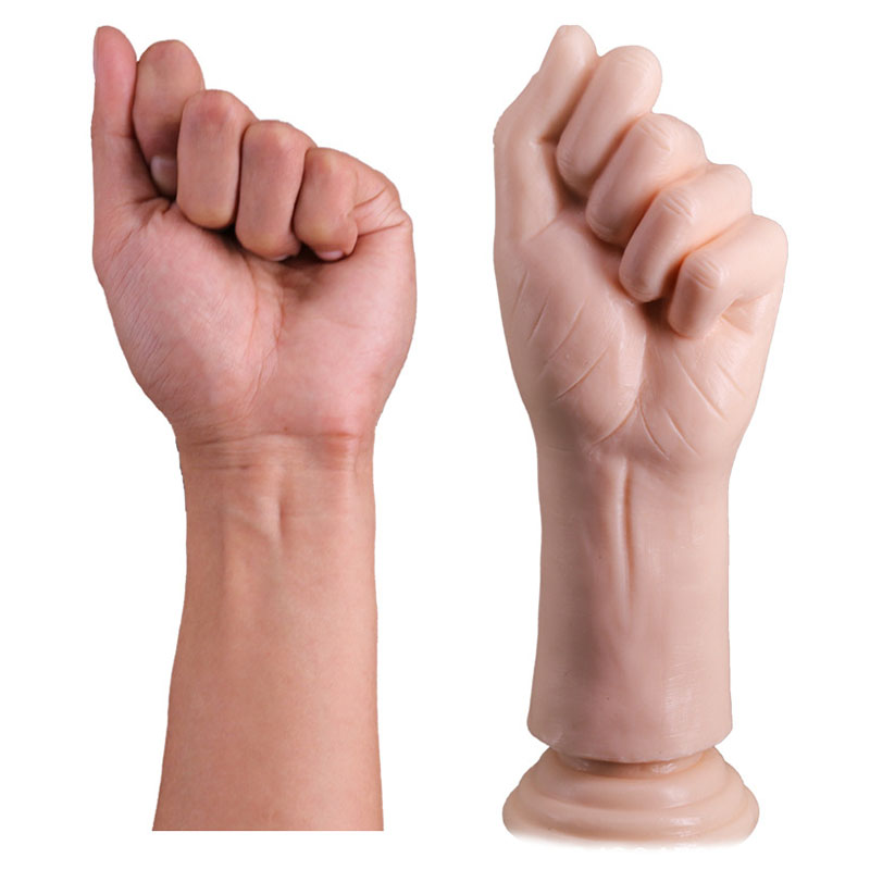 Large Realistic Dildo Hand Fist Design Nonvibrating Adult Toy Suction Cup Base Unisex Anal Plug For Men Women Gay Lesbian Big Size - 2