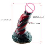Hot Super Huge Dragon Dildo Vaginal Soft Silicone Long Anal Realistic Penis Big Dick Masturbation For Women - 2