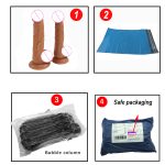 Realistic Dildo Skin Feeling Silicone Artificial Huge Big Penis With Suction Cup Strapon Sex Toys For Woman Female Masturbation - 5