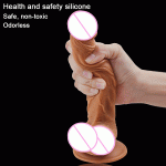 Realistic Dildo Skin Feeling Silicone Artificial Huge Big Penis With Suction Cup Strapon Sex Toys For Woman Female Masturbation - 2