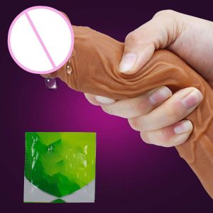 Realistic Dildo Skin Feeling Silicone Artificial Huge Big Penis With Suction Cup Strapon Sex Toys For Woman Female Masturbation