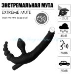 Strap On Dildo Realistic Vibrator Massager Lesbian 3 In 1 G-spot Stimulate Clitoris Sex Toy For Couple - 4