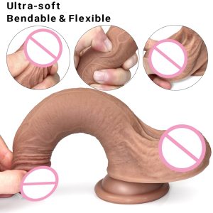 Realistic Dildo Sex Toy For Woman Silicone Penis Suction Cup G Spot Vagina Stimulator Female Masturbation Products Lubricant - 2