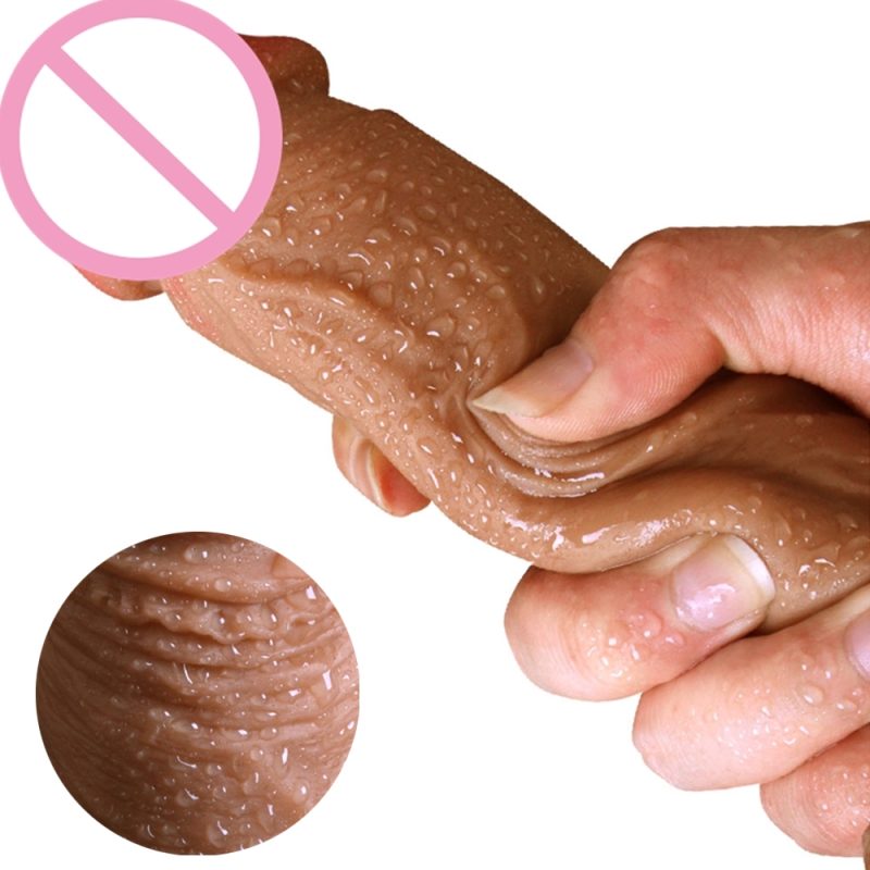Dildo Realistic Gode Enorme Female Toys 7 8 Inch Huge Silicone Penis Juguetes Sexuales Para La Mujer Realistico Consolador