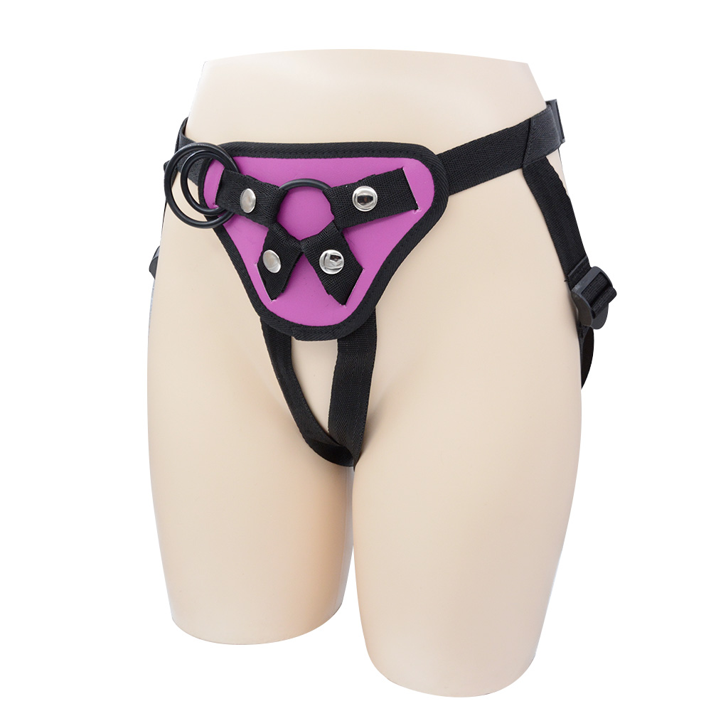 Adjustable Lesbian Strapon Harness With Realistic Dildo Adult Erotic Sex Toy For Women - 10