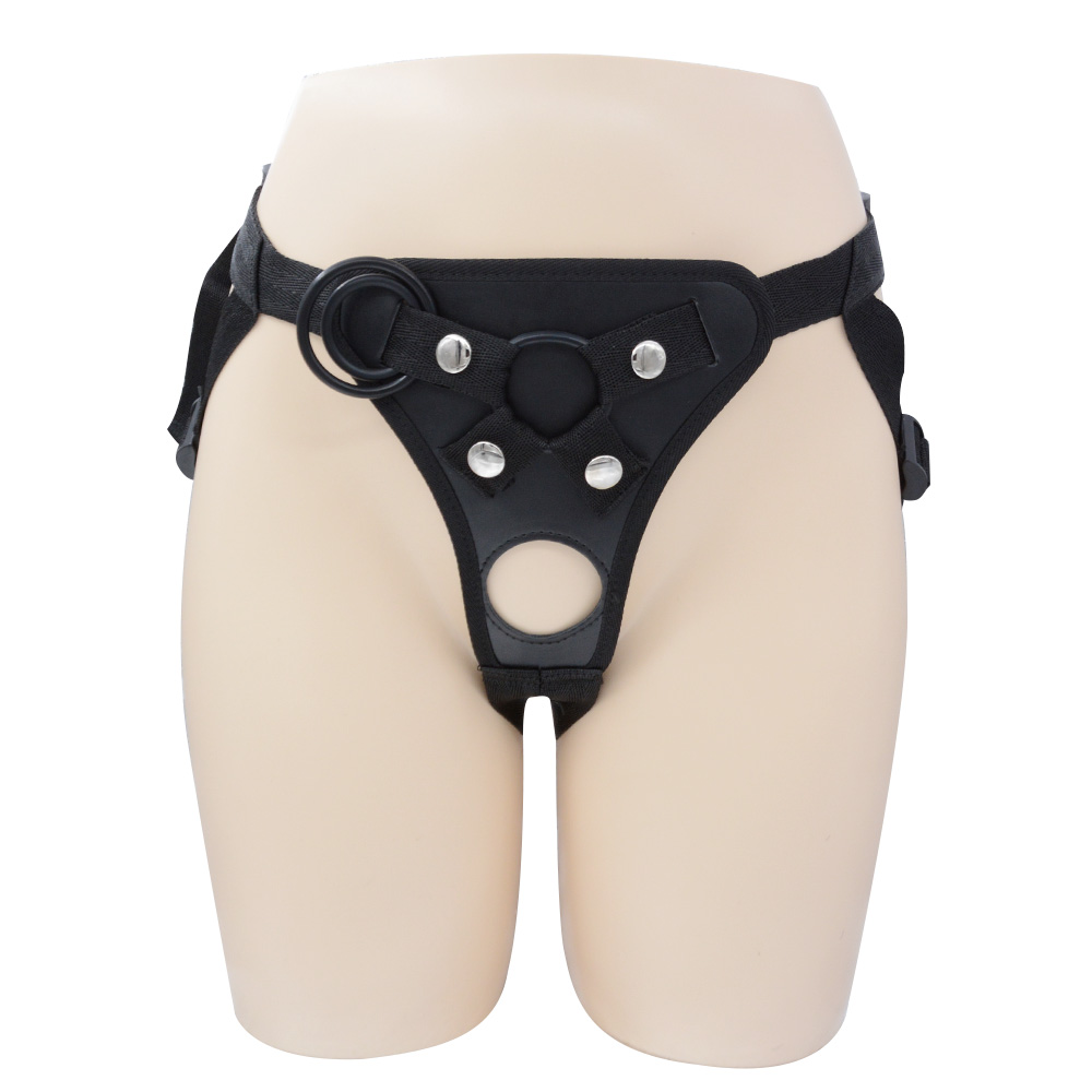 Adjustable Lesbian Strapon Harness With Realistic Dildo Adult Erotic Sex Toy For Women - 7