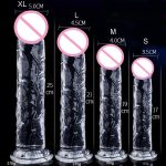Huge Long Horse Dildo Women Men Lesbian Gay Sex Toys Hand Stimulator Vagina Anal Plug No Vibrator Machine Panties Dildos - 6