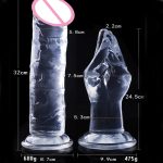 Huge Long Horse Dildo Women Men Lesbian Gay Sex Toys Hand Stimulator Vagina Anal Plug No Vibrator Machine Panties Dildos - 5