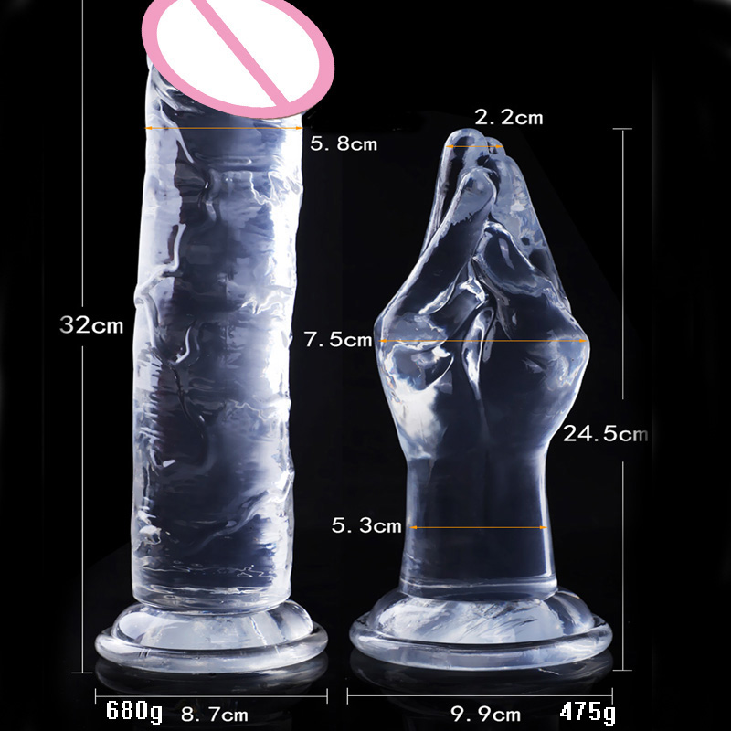 Large Realistic Horse Dildo For Men Women Gay Lesbian Handheld Anal Plug Vaginal Stimulator Nonvibrating Sex Toy - 14