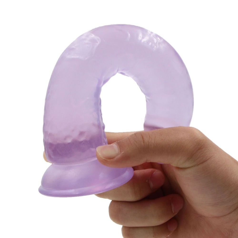 Quality Realistic Jelly Dildo Vibrator Set 4 Colors Womens Anal Butt Plug Adult Erotic Sex Toy - 5