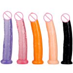 Soft Realistic Dildo Anal Plug Butt Thrusting Dildos Long Penis G-spot Sex Toys For Women Men Lesbian Masturbator - 2