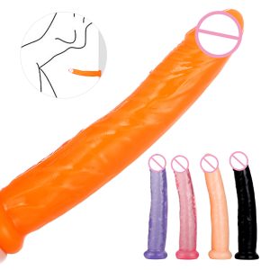 Soft Realistic Dildo Anal Plug Butt Thrusting Dildos Long Penis G-spot Sex Toys For Women Men Lesbian Masturbator