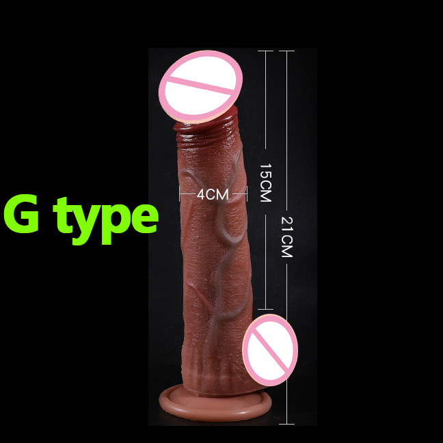 Quality Realistic Silicone Dildo Huge Strapon Penis Adult Sex Toy With Suction Cup For Women Comfortable Anal Plug Masturbator - 6