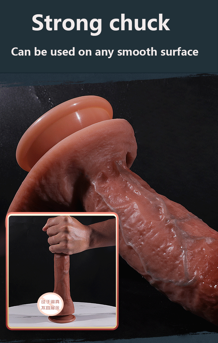 Quality Realistic Silicone Dildo Huge Strapon Penis Adult Sex Toy With Suction Cup For Women Comfortable Anal Plug Masturbator - 2