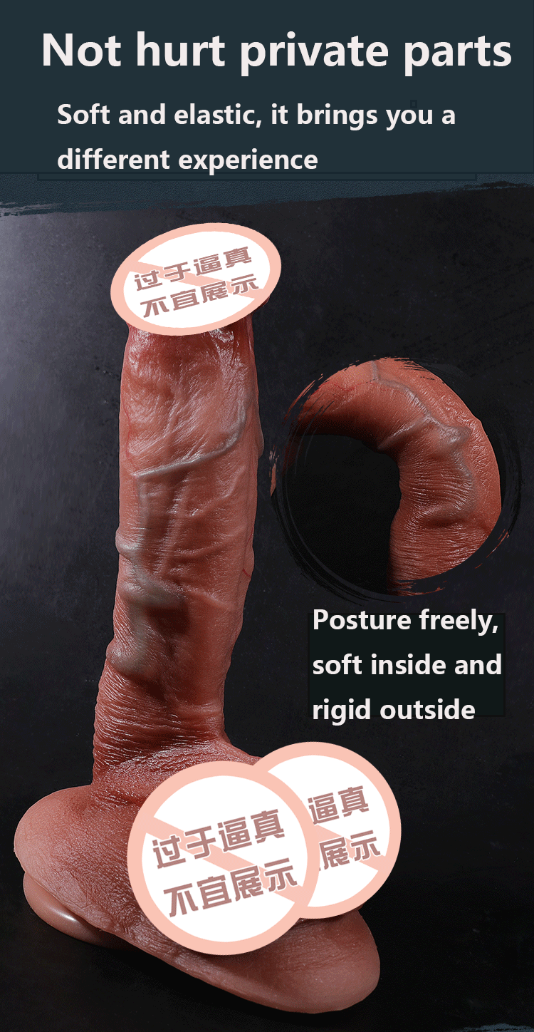 Quality Realistic Silicone Dildo Huge Strapon Penis Adult Sex Toy With Suction Cup For Women Comfortable Anal Plug Masturbator - 1