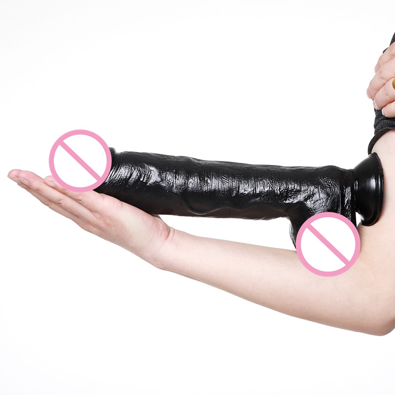 Extralarge 33x65cm Realistic Dildo With Suction Cup Anal Plug Lifelike Penis Toy Pleasure Enhancer For Women - 2