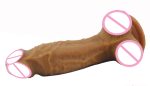Soft Realistic Dildo Double Layer Silicone Fake Penis With Suction Cup Sex Toys For Women Lesbian Masturbator Shop - 3