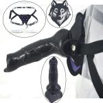 Strapon Dildo Animal Wolf Removable Sex Toys For Women Strap On Penis Harness Dick Dog Vagina Stimulate Toy