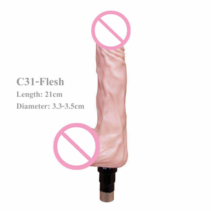 Quality Female Pleasure Accessories 24 Types Traditional Love Machine Attachments 3xlr Dildos For Women - 13