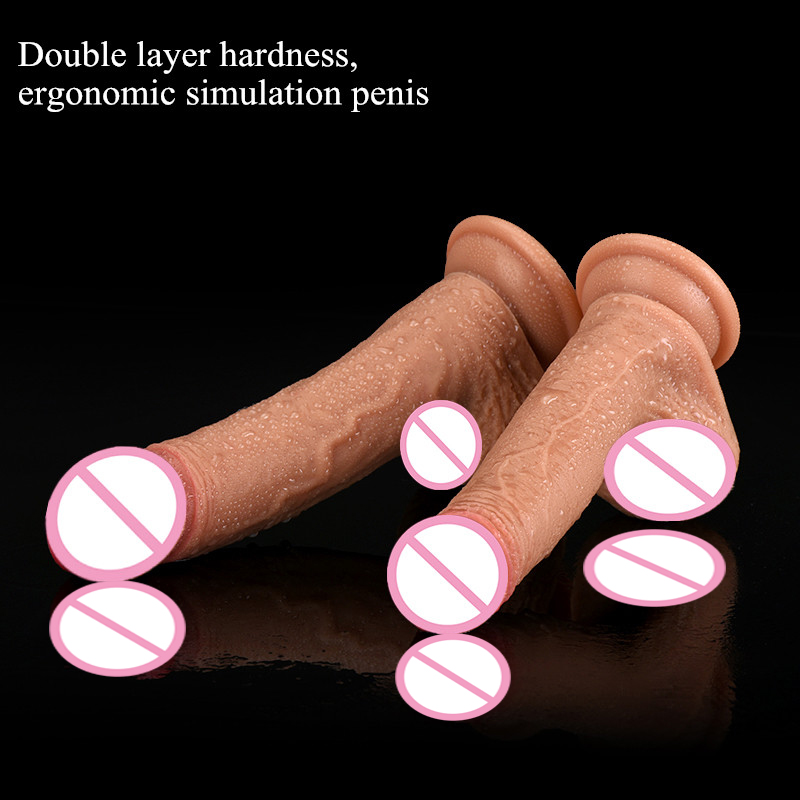 Large 78 Inch Realistic Strapon Dildo With Suction Cup Thick Silicone Gspot Stimulator Sex Toy For Women - 5