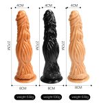 Soft Huge Dildo Female Masturbator G-spot Stimulation Big Anal Dildos Realistic Suction Cup Sex Toys - 2