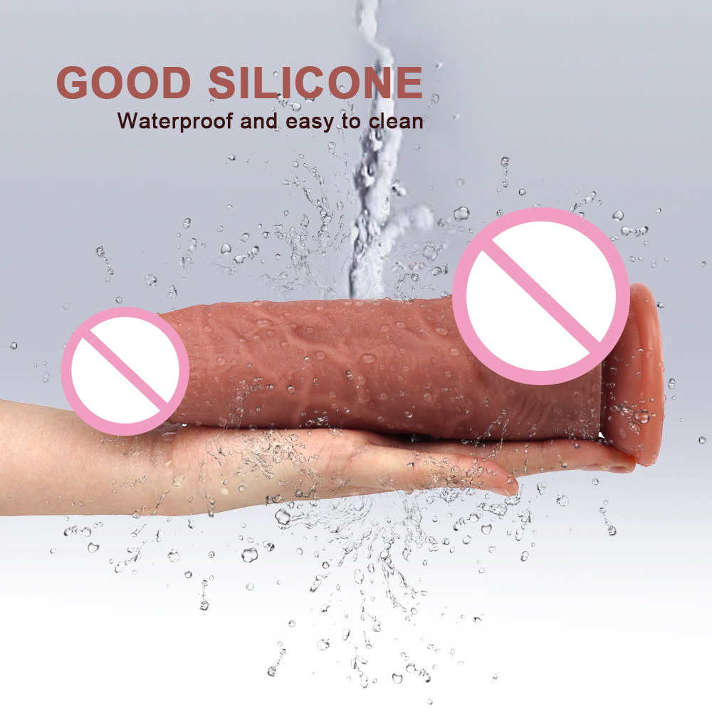 Silicone Realistic Dildo For Women Soft Skinfeel Adult Sex Toy Female Masturbator Large Size - 1